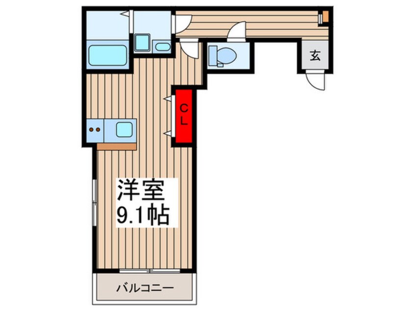 間取図 ＢｅｓｔＳｔａｇｅ鶴瀬Ⅵ