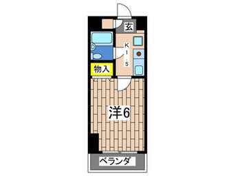 間取図 ﾏﾂｷﾋﾞﾙ