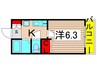 エーデルハイム 1Kの間取り