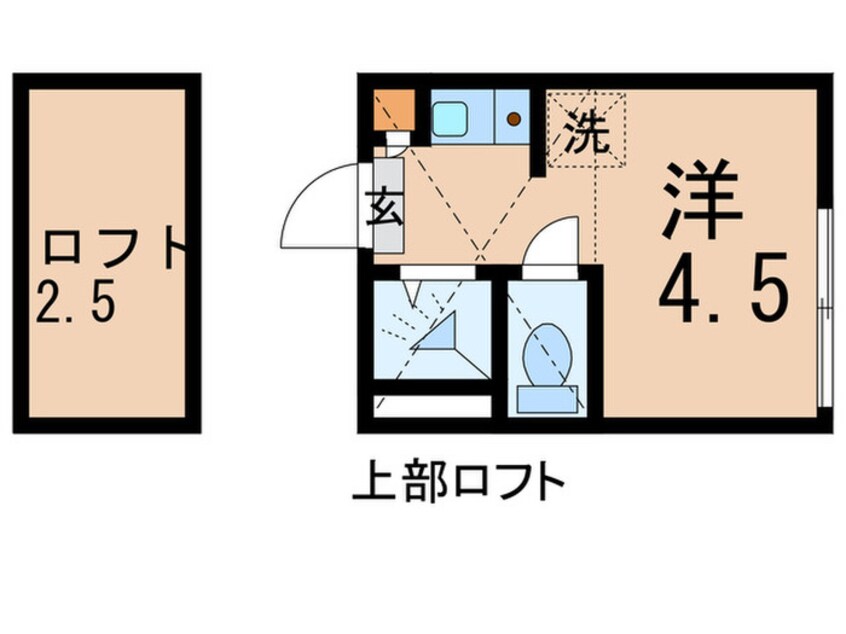 間取図 ル・ベルソー駒沢