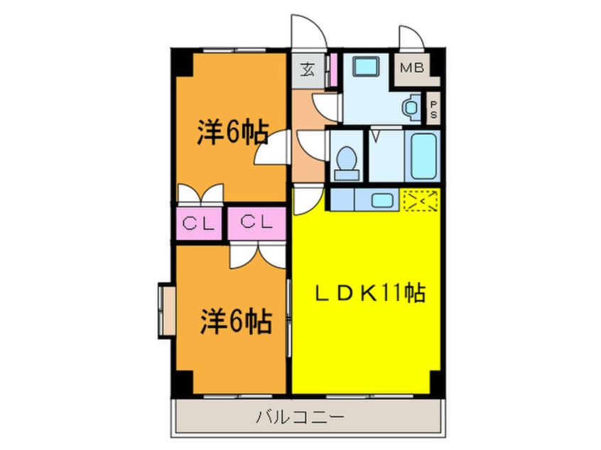 間取図 サンプレイス早宮