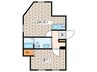 Axis Residence Totsuka 1LDKの間取り