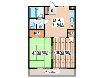 間取図 ナガキドＥ