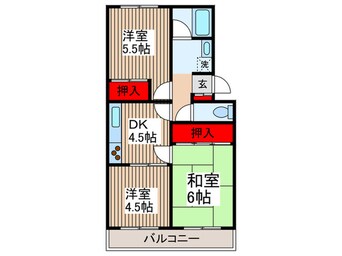 間取図 ニュ－パ－クマンション