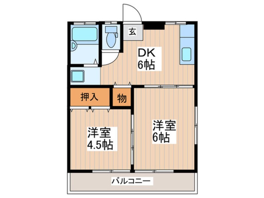 間取図 第２栄町レジデンス