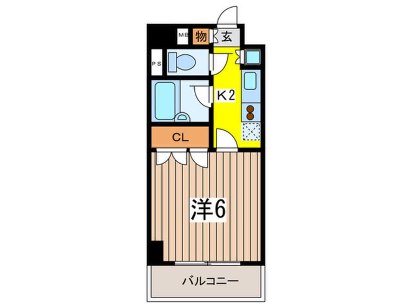 間取図 KDXレジデンス日本橋箱崎