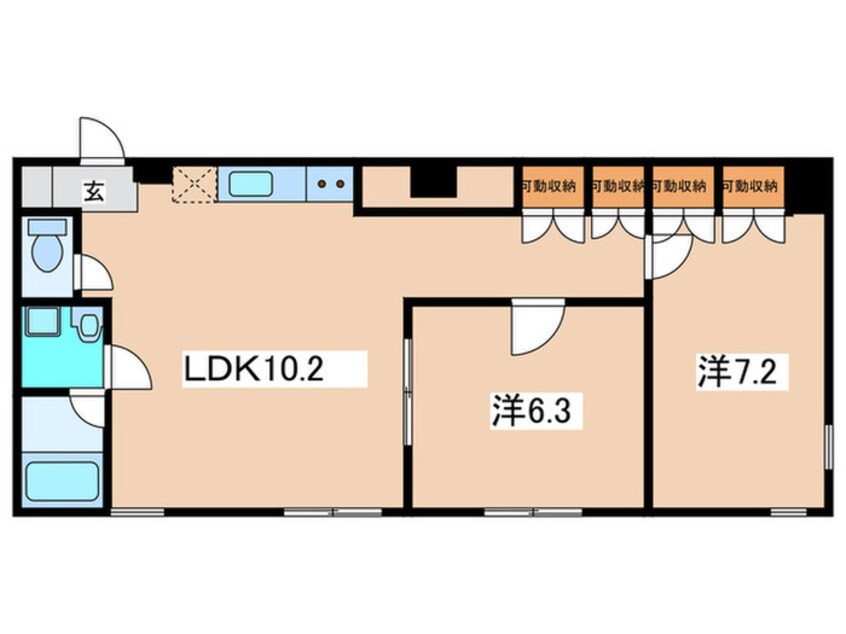 間取図 セトル鹿沼台