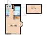 ステップ阿佐ヶ谷 1Rの間取り