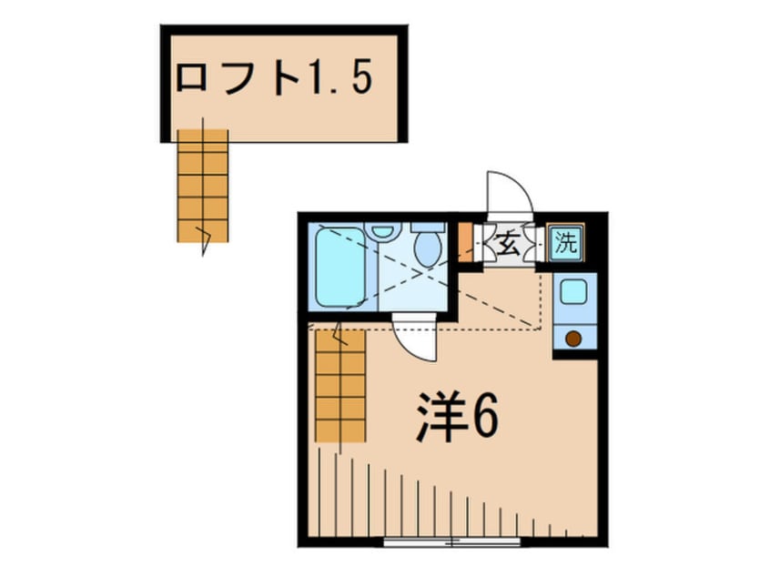 間取図 Ｃｉｔｙ　Ｈｏｕｓｅ石川台