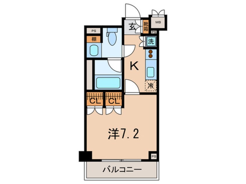 間取図 コンフォリア駒場