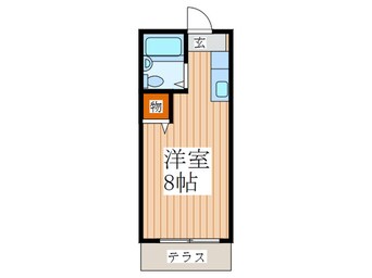 間取図 コーポハナブサ