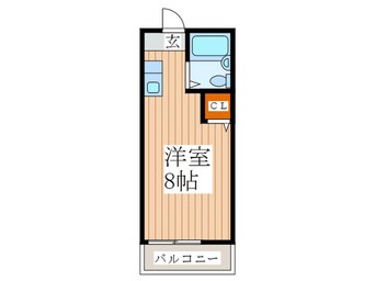 間取図 コーポハナブサ