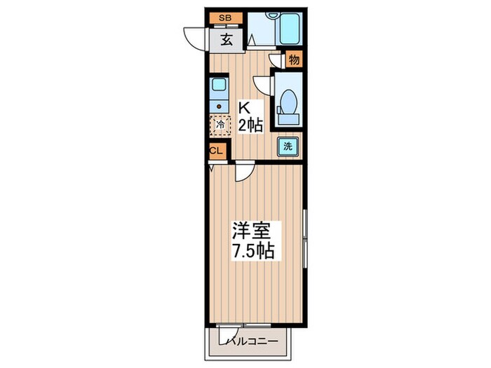 間取り図 プレール芦花公園