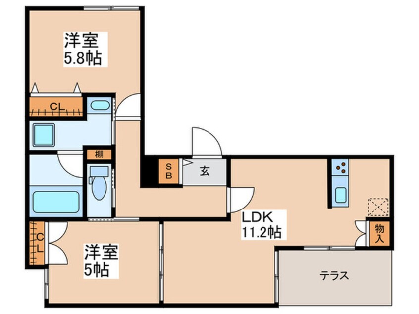 間取図 ＭＡＩＳＯＮ　ＥＸＣＩＡ