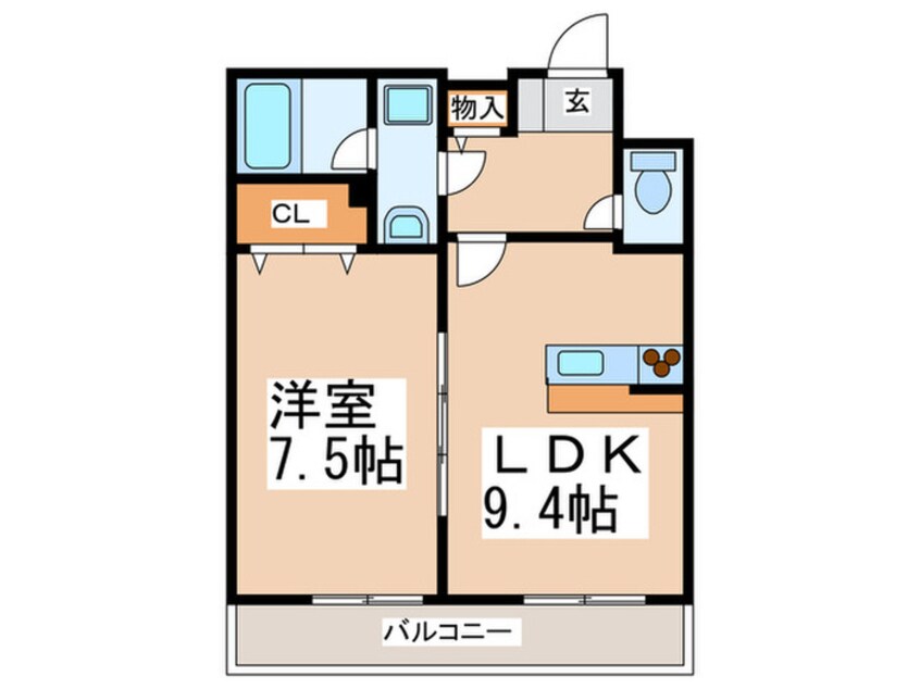 間取図 グランド－ル青葉