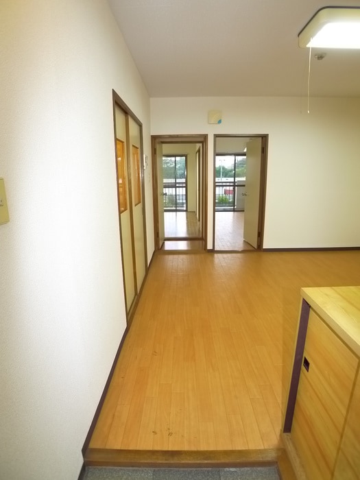 室内からの展望 うちやまコ－ポ
