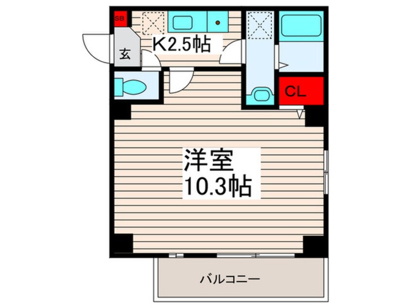 間取図 オプンティア大師前
