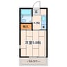 パークヒルズ 1Kの間取り