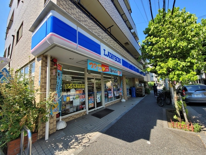 ローソン　中里二丁目店(コンビニ)まで311m ピュア・サクシ－ドとも