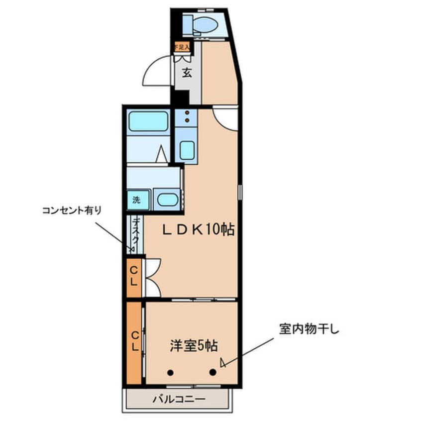間取図 リベレンテ幡ヶ谷