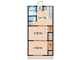 間取図 シティハイムエクセレント