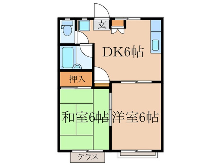 間取図 ＬＣＮヘランファイブ