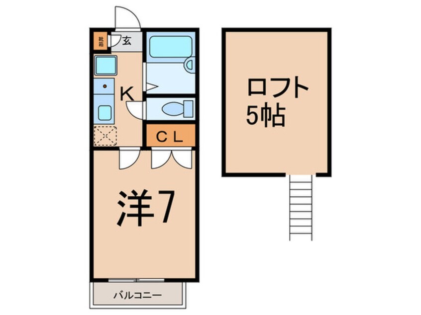 間取図 ＬＣＮヘランファイブ