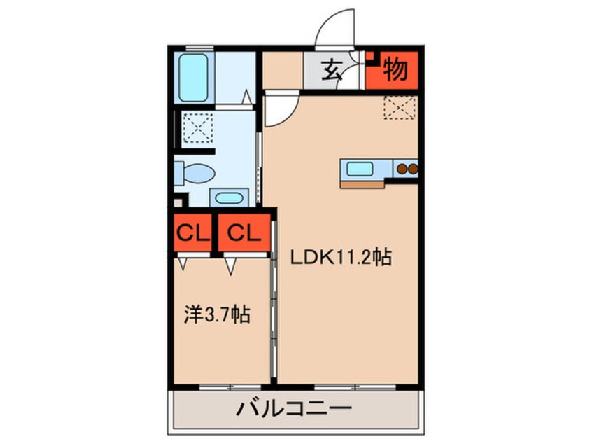 間取図 プランド－ルパレス