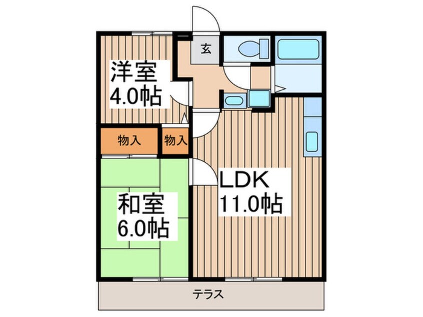 間取図 エストーきりが丘