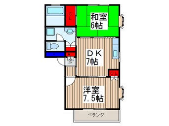 間取図 サンハイムＡ