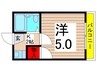 フロ－ラルタウンⅡ 1Kの間取り