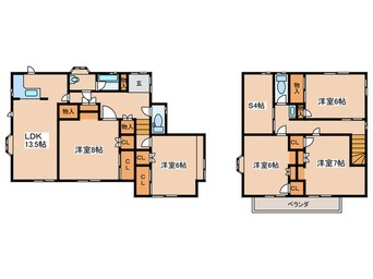 間取図 秦野市北矢名戸建