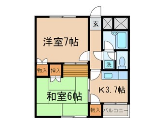 間取図 ディ－セントメグロ