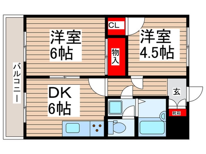 間取り図 オークハイツN棟
