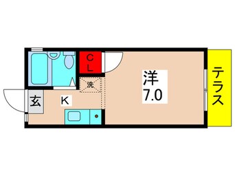 間取図 コーポワタナベ