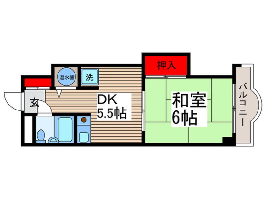 間取図 ラフォ－レひらとＡ棟