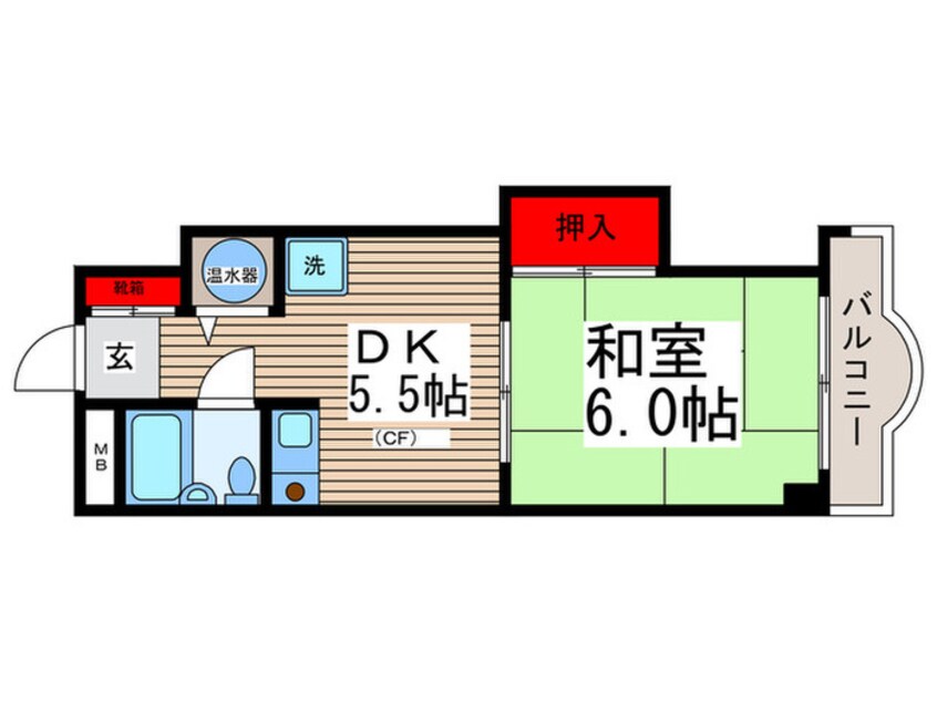 間取図 ラフォ－レひらとＡ棟