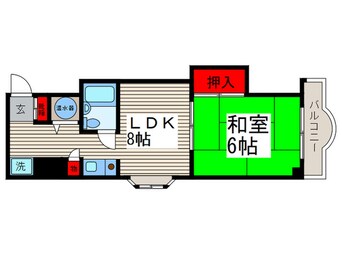 間取図 ラフォ－レひらとＡ棟