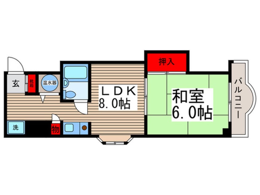 間取図 ラフォ－レひらとＡ棟