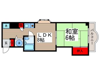 間取図 ラフォ－レひらとＡ棟