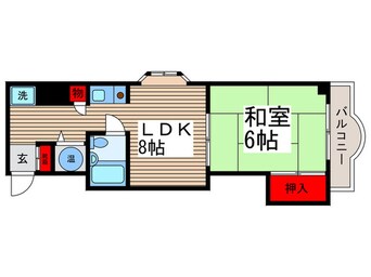 間取図 ラフォ－レひらとＡ棟