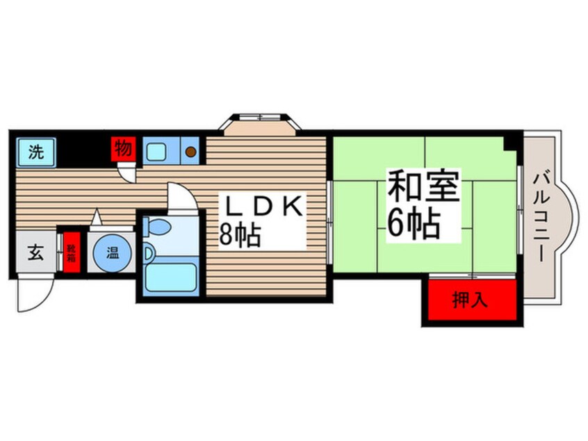 間取図 ラフォ－レひらとＡ棟