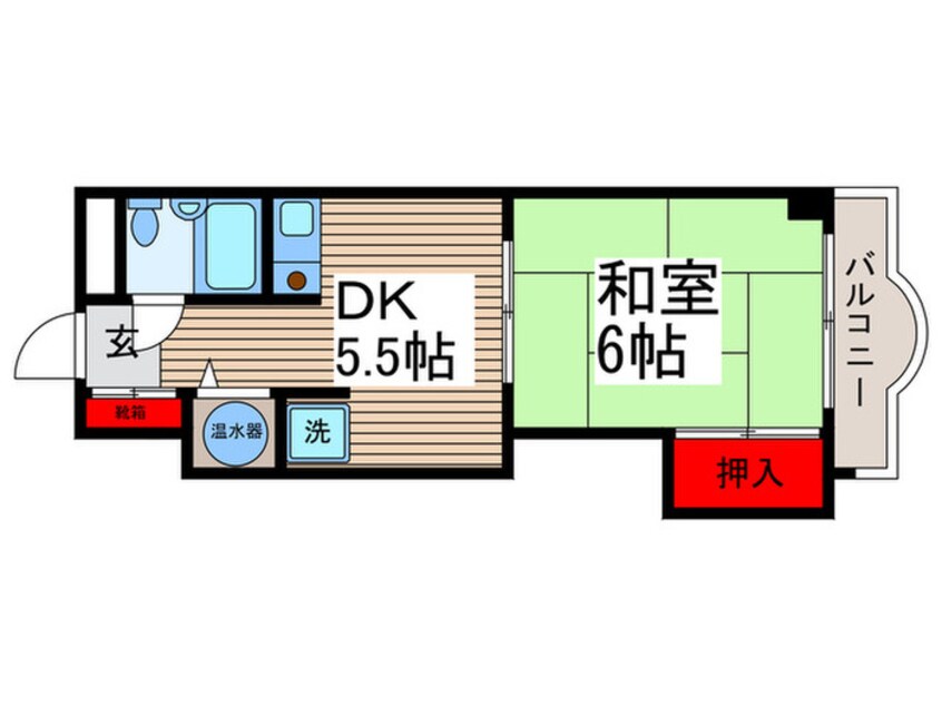 間取図 ラフォ－レひらとＡ棟