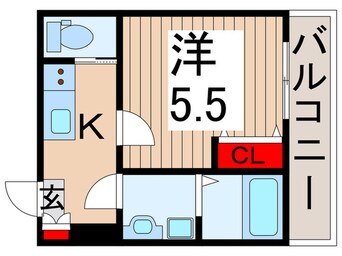 間取図 メルディア小菅1丁目