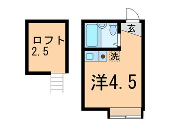 間取図 ア－バンスクエア東大前Ⅱ