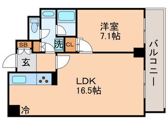 間取図 ルシマン月島