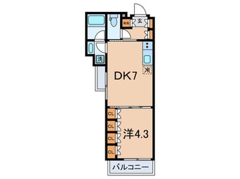 間取図 ジオエント大塚