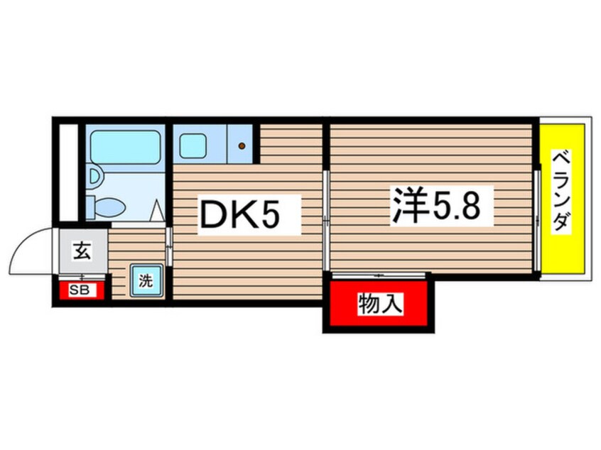 間取図 滝マンション第三春来