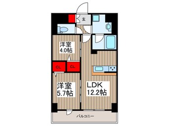 間取図 Ｅｖｅｒｇａｒｄｅｎ