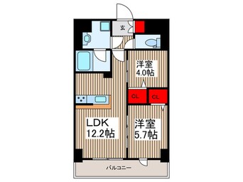 間取図 Ｅｖｅｒｇａｒｄｅｎ